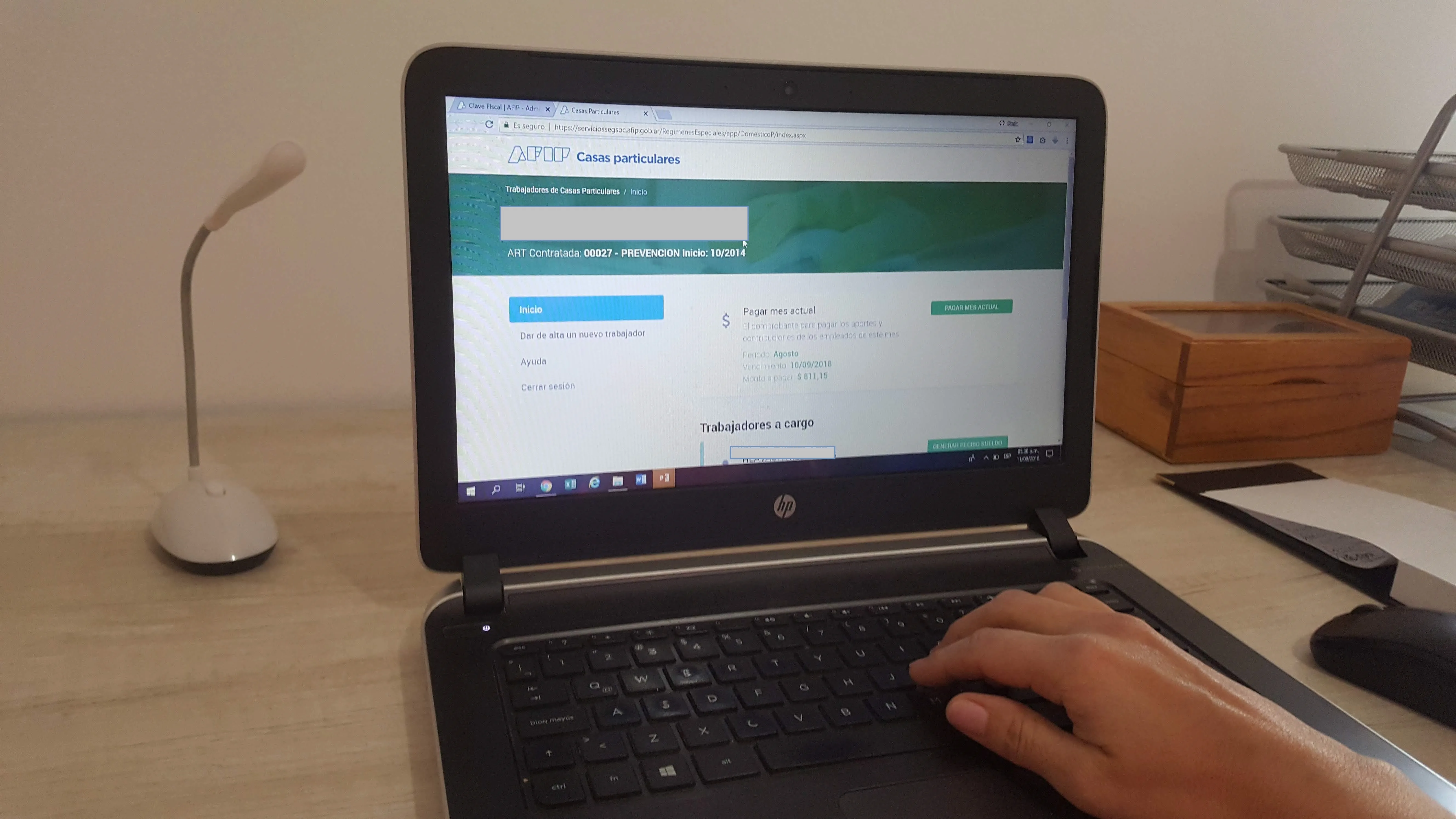 Afip casas particulares