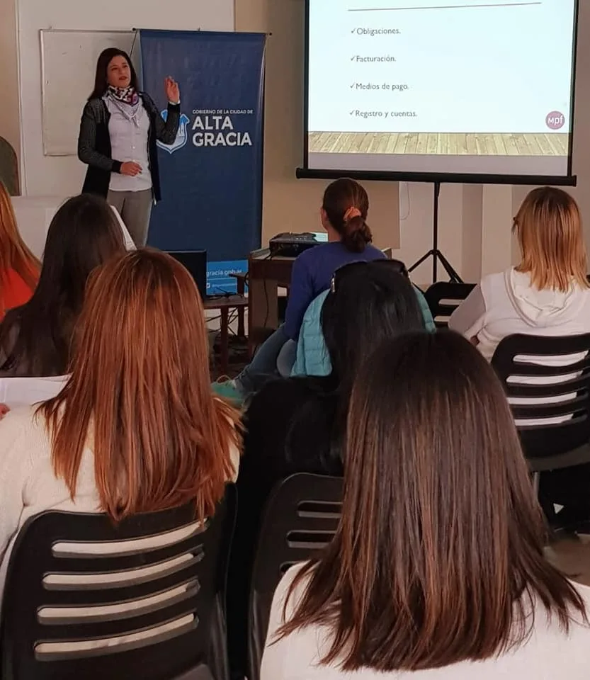Taller emprendedoras . Alta Gracia