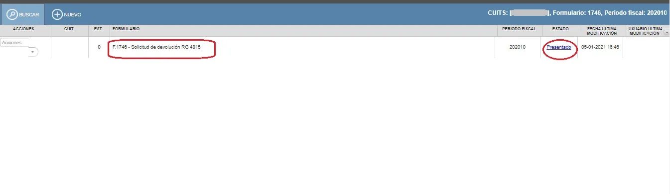 Devolucion percepciones no contribuyentes