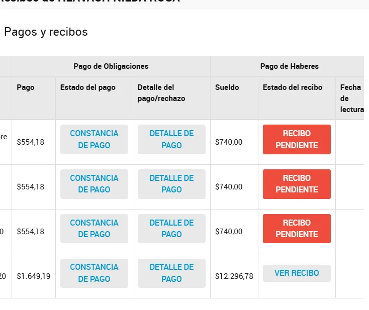 Portal Casas Particulares Recibo