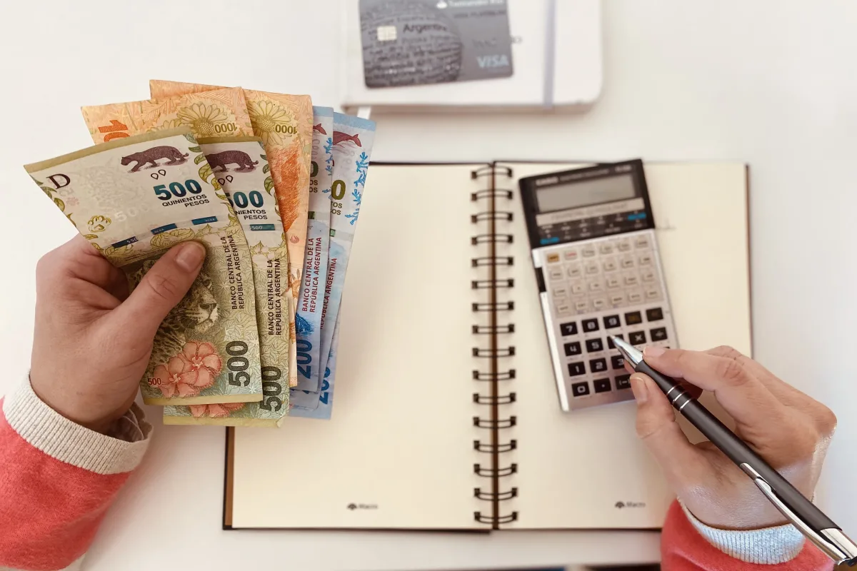 pesos tarjeta calculadora